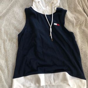 Tommy Hilfiger Sleeveless Hoodie Sweatshirt